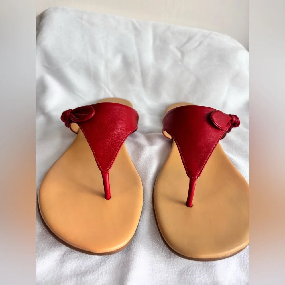 Brighton Chloe Candy Apple Sandals Size 10 - Picture 5 of 6